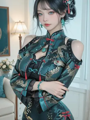 [Smilesheep] Cheongsam Dress [AI Generated]_010
