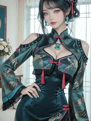 [Smilesheep] Cheongsam Dress [AI Generated]_011