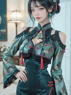 [Smilesheep] Cheongsam Dress [AI Generated]_012