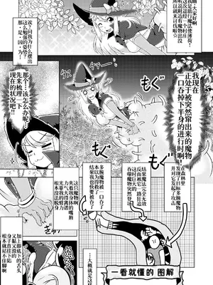 [風来の団 (飛鳥拓哉)] ミントと丸呑みくすぐりモンスターズ! [廉价汉化组]_0002