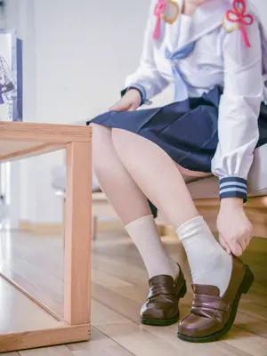 章鱼娘 (Zhangyu niang) cosplay Ayaka Kamisato - Genshin Impact_003