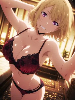 [AIusagichan] 俺だけレベルアップな件 向坂雫 Solo Leveling Hae-In Cha [AI Generated]_011