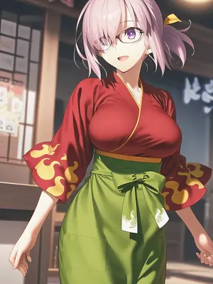 [Mikitoon_studio] 中居で寝取られマシュ | Fate [176+55P] [Cute] [AI Generated] [中国翻訳]_00002