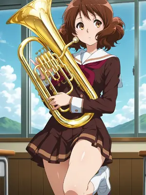 [BoBo345] 黄前久美子 Kumiko Oumae (響け!ユーフォニアムSound! Euphonium) 867P [AI Generated]_003