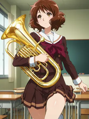 [BoBo345] 黄前久美子 Kumiko Oumae (響け!ユーフォニアムSound! Euphonium) 867P [AI Generated]_005