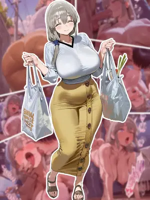 (Paperhero) 娘の前でバイブ絶頂…昏睡拉致から牛柄肉便器に堕ちた発情母・宇崎月