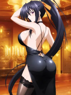 artkoikoi - Akeno Himejima ︱ DxD (Patreon) (Set 08) [AI Generated]_002