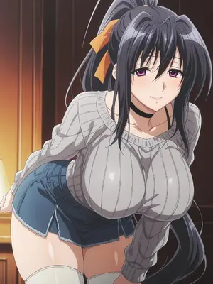 NoxxAI - Himejima Akeno (High School DxD, 164p) (Patreon) [AI Generated]