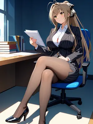[白玉] In the Secretary's Office with Sento Isuzu (AI Generated)