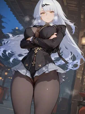[RainySHST] Yixuan - Trains of Ink Outfit (AI Generated)_004