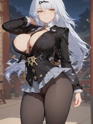 [RainySHST] Yixuan - Trains of Ink Outfit (AI Generated)_005