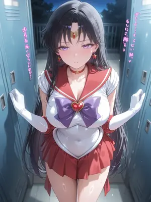 [ぱられるの世界] Sailor Mars - Changing Room (Patreon) (AI Generated)