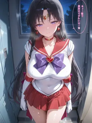 [ぱられるの世界] Sailor Mars - Changing Room (Patreon) (AI Generated)_003