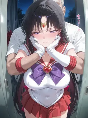 [ぱられるの世界] Sailor Mars - Changing Room (Patreon) (AI Generated)_005