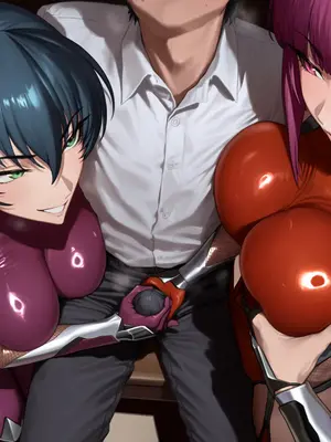 [SoraEros] Taimanin Asagi - Asagi vs Oboro [AI Generated]