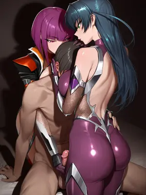 [SoraEros] Taimanin Asagi - Asagi vs Oboro [AI Generated]_010