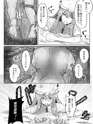[シニガハチ (シニ画八)] 魔女と小悪魔、感覚遮断穴に堕ちる。 (東方Project)_0009