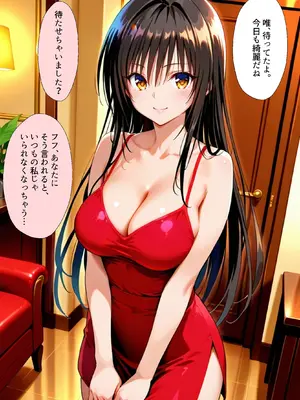 (同人CG集) [マンコカパク] 裏オプ全開VIPルームでヒロイン5回転、最後は孕ませ中出し ～To L〇VEる 編～ [AI生成]_005