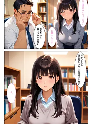(同人CG集) [おかずづくり] 地味むっつり文学巨乳少女が官能小説を提出してしまい性奴隷にさせられる話 [AI生成]_012