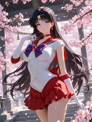 [Rankabee] Sailor Mars ︱ Sailor Moon - Cherry Temple Original GS (Patreon) (AI Generated)_001