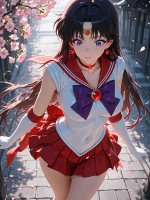 [Rankabee] Sailor Mars ︱ Sailor Moon - Cherry Temple Original GS (Patreon) (AI Generated)_007