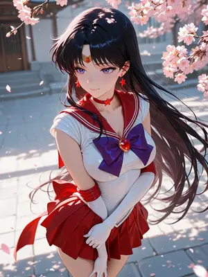 [Rankabee] Sailor Mars ︱ Sailor Moon - Cherry Temple Original GS (Patreon) (AI Generated)_011