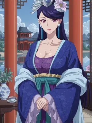 Meowu laha - 梨花妃 ︱ 温泉&nbsp;&nbsp;[AI Generated]
