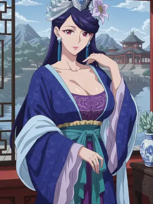 Meowu laha - 梨花妃 ︱ 温泉&nbsp;&nbsp;[AI Generated]_003