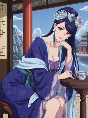 Meowu laha - 梨花妃 ︱ 温泉&nbsp;&nbsp;[AI Generated]_004