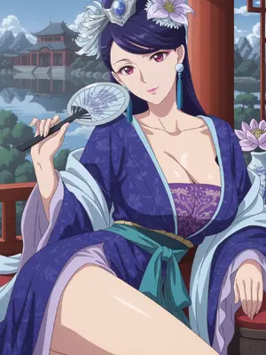 Meowu laha - 梨花妃 ︱ 温泉&nbsp;&nbsp;[AI Generated]_006