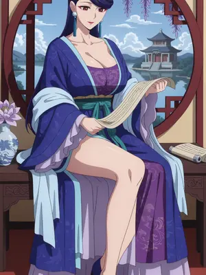 Meowu laha - 梨花妃 ︱ 温泉&nbsp;&nbsp;[AI Generated]_009