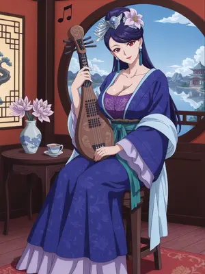 Meowu laha - 梨花妃 ︱ 温泉&nbsp;&nbsp;[AI Generated]_012