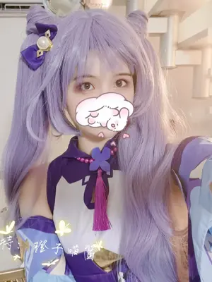 Chengzimiaoj cosplay Keqing - Genshin Impact_005