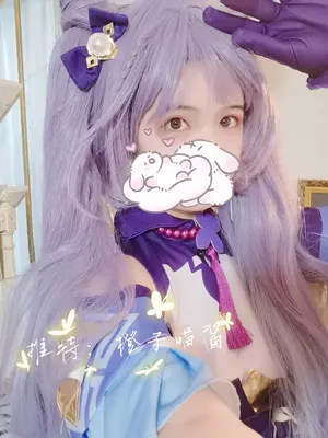 Chengzimiaoj cosplay Keqing - Genshin Impact_008