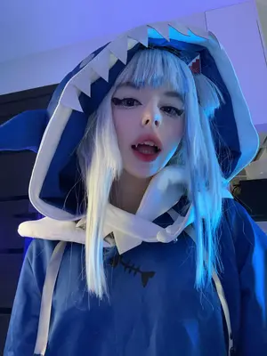 Pudding Desu cosplay Gawr Gura – Hololive_002
