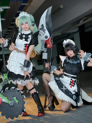 ZinieQ and Tiny Asa アサcosplay Corin Wickes and Ellen Joe - HonkaiStar Rail_001