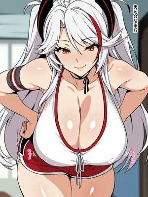[on] 欧根亲王的虚假NTR汇报 (Azur Lane) [中国翻訳] [MTL] [AI Generated]