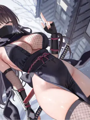 [在花季少女倩影下] 忍者立希的末路(附mygo全员忍者装) [AI Generated] [中国翻訳]
