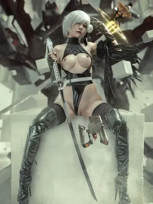 爆机少女喵小吉 - 尼尔 机械纪元 人形兵器_4