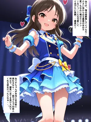 [着衣（下着＆コスプレ）有りは大正義] 推しキャラ召喚した俺！ ちっぱいアイドルは、健気に甘美なご奉仕を 〜橘 あ〇す〜ver (アイドルマスター シンデレラガールズ) [AI生成]
