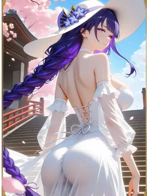 原神 雷电将军 [AI绘图]_011
