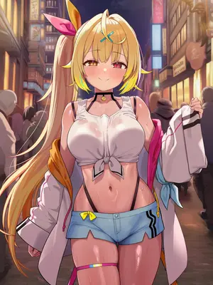 [Nakanaka Nana] Hohikawa Sara + Animation [AI Generated]