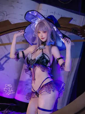 [EX Machi Cosplay]大黑塔 水着 Swimsuit The Herta_0006