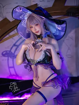 [EX Machi Cosplay]大黑塔 水着 Swimsuit The Herta_0010