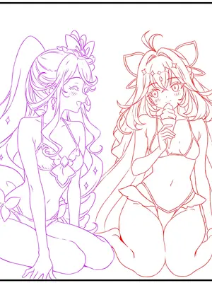 [トキビト] まだ初々しい頃のエクレールとアルカナシャドウ_0004
