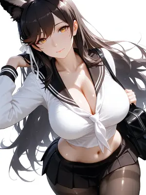 [ReverendGreatLove] Atago (Azur Lane)&nbsp;&nbsp;School uniform
