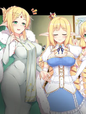[ドダメ屋さん (かわち雪)] ふたなりに堕ちたエルフの姫君と肉欲に沈む王宮_011