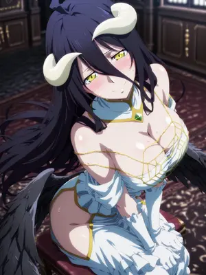 [AIusagichan] オーバーロード Overlord アルベド Albedo 497P [AI Generated]_001
