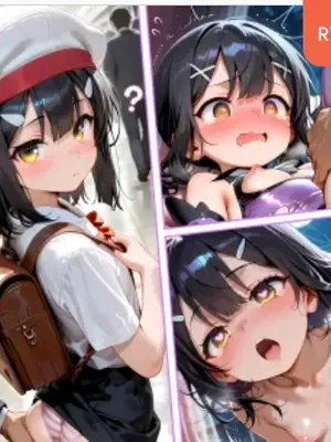 [アリス症候群] 美遊ちゃんの痴漢急行ホテル行き [AI Generated]