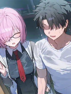 (Haruto) マシュ・キリエライト Mash Kyrielight 44 sheet [AI Generated]_008